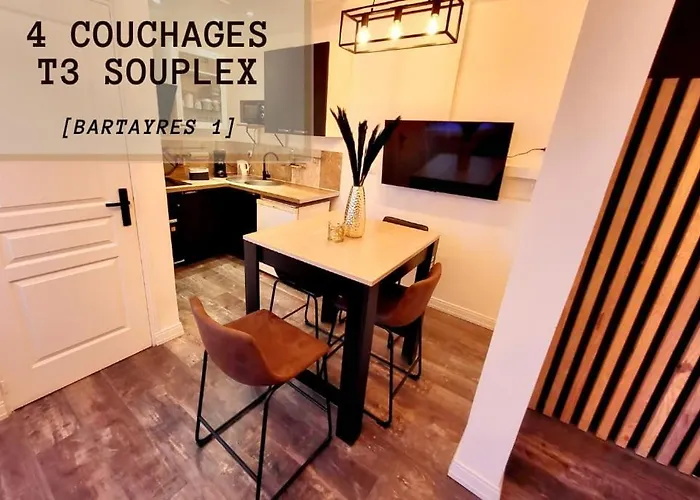 Le Bartayres 1 T3 En Souplex, Terrasse, Apartment Lourdes